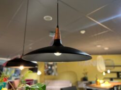 Hanglamp rond zwart sale - Mobiel Interieur