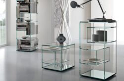 Tonelli Liber vakkenkast glas - Mobiel Interieur