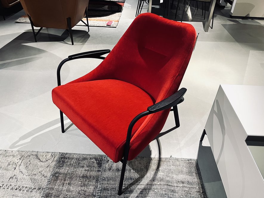 Huis uitrusting Overredend Harvink Blazoen fauteuil rood -25% - Mobiel Interieur
