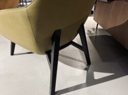 Montis Enzo fauteuil sale groen leer - Mobiel Interieur