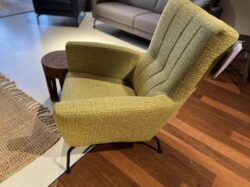 Cartel Living Maud fauteuil stof groen geel sale - Mobiel Interieur