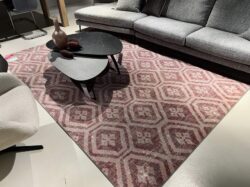 Vloerkleed roze patroon sale - Mobiel Interieur