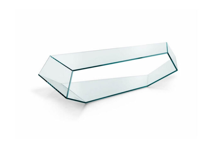 Tonelli Dekon 2 salontafel glas - Mobiel Interieur