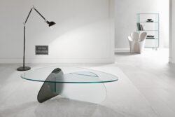 Tonelli Kat salontafel glas organisch - Mobiel Interieur