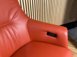 Gealux Arc2020 relaxfauteuil rood leer sale - Mobiel Interieur